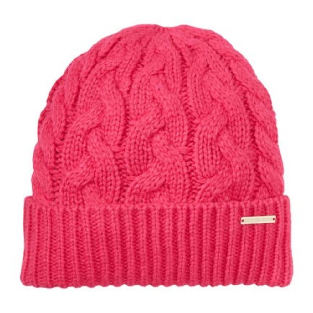 MICHAEL KORS Patchwork Cable Knit Beanie